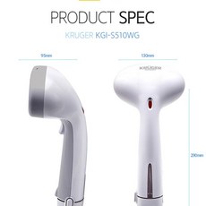 크루거 핸디형 스팀다리미, KGI-S510WG, 혼합색상