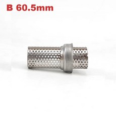 범용 오토바이 51mm 60mm DB 킬러 촉매 소음기 소음 제거기 배기 흐름 모토 탈출 머플러, 05 A12-51MM