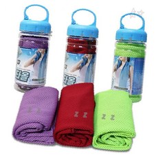 휴대용 냉감 타월 야외 활동 등산 캠핑 조깅 자전거 운동 땀 흡수 속건 시원한, 상세페이지 참조