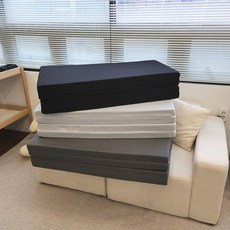 엔젤홈스 4단 접이식매트리스 샤카 숙박업소 펜션 바닥매트 차박 원룸 1인용, 상세페이지 참조, 4단(중)화이트