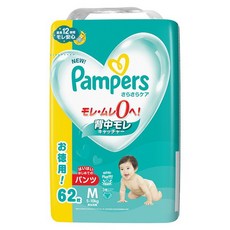Pampers 幫寶適 乾爽呵護拉拉褲 5-10kg M號 62片入, 1個