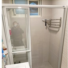 itai一太 有框淋浴拉門 金冠2001鋁合金款 原廠全省免費丈量 五年保固 乾濕分離拉門, 一字三門(強化玻璃) 寬120cm內