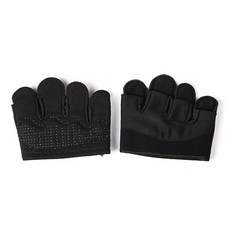 헬스 웨이트 굳은살 방지 손바닥 보호 그립 장갑, 블랙:XL(바닥둘레20-21.5CM)