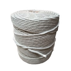 特多龍繩 棉繩 童軍繩 攀繩 綁繩 耐拉 攀岩繩索, 直徑1.2分x長度1尺長, 白