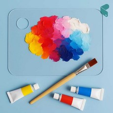 아크릴 팔레트 투명 20x30cm 직사각 굿드로잉 미술 수채화도구 커머스픽301