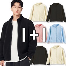 [1+1] 25년 후리스 플리스집업 남녀공용 기본핏 루즈핏 고급 원단 빅사이즈