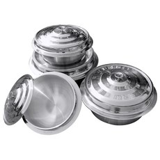 아미쿡 인덕션 스테인레스 가마솥 스텐 솥 대형 스텐가마솥 통3중 STS304, 60cm, 1개, 통3중 스텐 가마솥