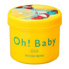 HOUSE OF ROSE Oh! Baby 身體去角質霜 葡萄柚荔枝香, 350g, 1個