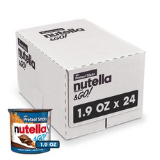 누텔라 & 고! 벌크 24팩 헤이즐넛 코코아 스프레드 프레 Nutella & GO! Bulk 24 Pack Hazelnut and Cocoa Spread with Pretzel, 1개, 53g