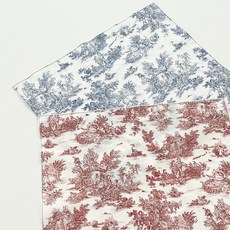 린넨 뜨왈 키친크로스 덮개 50*40 2장 1세트, 1개