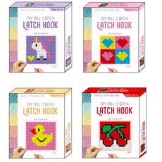 어린이 미니 스킬 자수 세트, 1세트, 4종C