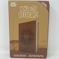 성경 영문 홀리 바이블 성경 용 성경 라이온 레더터치 붉은 글씨 선물 페이지 신간