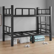 이층침대 철제 프레임 펜션 게스트하우스 복층 숙소 벙커, 90x200 프레임만