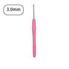彩色軟柄鉤針編織工具套組 2.0mm, 1套