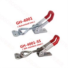 4001 토글 래치 클램프 장착 도어 잠금 조정 가능한 304 스테인레스 스틸, 01 8PCS GH-4001, 01 CHINA