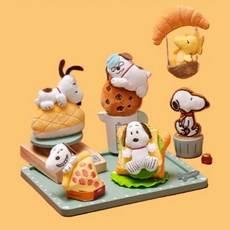 Peanuts 史努比 烘焙屋系列 毛絨冰箱貼, 毛絨冰箱貼 / 盲盒