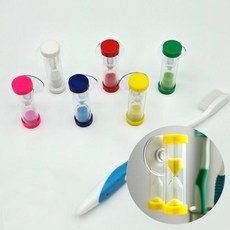 흡착 3분 모래시계 타이머 6종세트, 6종(1세트)