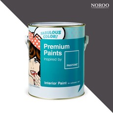 노루페인트 팬톤 내부용 실내 벽면 무광 페인트 4L, 19-3903 Shale, 1개