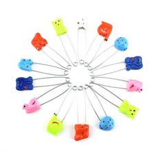 Coolrunner 모듬 색상 플라스틱 헤드 안전 핀 안전 Coolrunner Assorted Color Plastic Head Baby Safety Pins Safety Loc, 1개