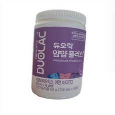 쎌바이오텍 듀오락 얌얌 플러스, 80정, 3개