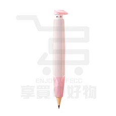 小熊握筆矯正器 兒童鉛筆學寫字筆套 控筆訓練神器, 1個, 小熊握筆矯正器-粉色（單隻）