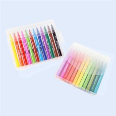 미술용품 필기용 일러스트 수성 캘리그라피펜 36색 강템, 1개