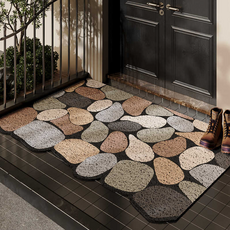 홈앤힐링 현관 코일매트 업소용 잘라쓰는 출입구 실외매트, 파스텔 페블, 1개