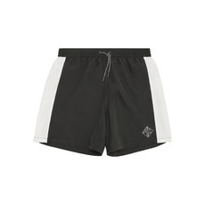 아르마니익스체인지 로고 자수 수영복 반바지, 블랙계열+화이트계열