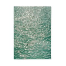 간편한 감성 스타일링 여름 인테리어 접착 포스터, 윤슬 1