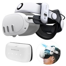 메타퀘스트3 배터리 헤드 스트랩 BOBOVR S3 PRO 악세사리, 1개