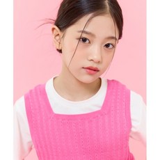토박스 킨잇 크롭 니트 베스트 SNKCE23RVT04 3380942
