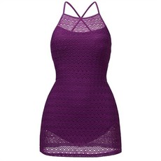 歐美新款連體裙式泳衣