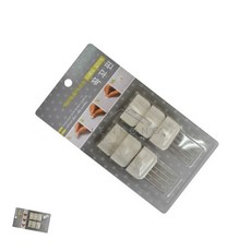 이렌콩 소품걸이 6개입 벽행거 못없이액자걸기 꽂꼬핀, 1