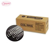 카피어랜드 코일링 24mm 투명 1kg 약37입 200매 1갑 제본스프링