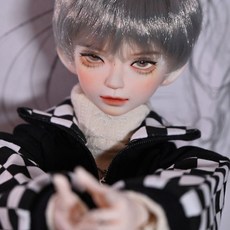 BJD 娃娃 bjd 正版娃娃 4 分 弗朗西斯 四分 bjd 素體 sd 娃娃 bjd 人偶娃娃, 1個, 單頭不含妝,淺普