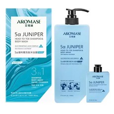 新信義藥局 艾瑪絲 5α捷利爾洗髮沐浴露 Family 1000毫升+80毫升, 1個