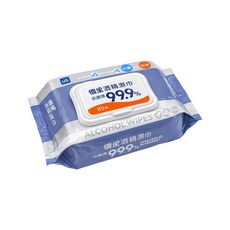 US BABY 酒精濕巾, 1個, 80張