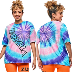 YAPOGI ZW 줌바룩 헬스복 캐주얼 트레이닝복 댄스 요가복 반팔 티 상의 에어로빅복 단체복 크리스마스무대의상