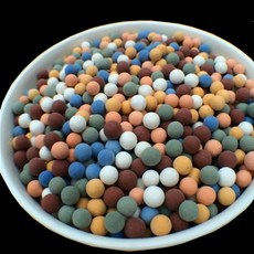 황토 자갈 야광 장식 수족관 어항 마사토 상토, 1개, A. 채색 토사 50g 직경 0.5cm