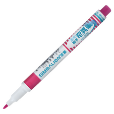 雄獅 12色 油性 奇異筆 NO.612 NO.600 605 細字 油性筆 速乾筆 1.0mm, 粉紅, 1包