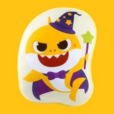 핑크퐁 아기상어 할로윈 라인프린트쿠션-아기상어, 1개