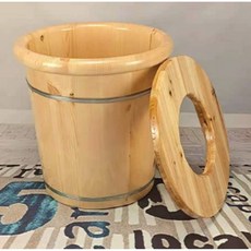 좌훈기 편백나무 찜질 가정용 모델 자형 스툴 구멍뚫린, 40CM 듀얼 배럴 스모크 캡
