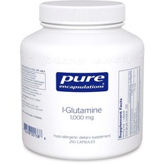 Pure Encapsulations L-麩醯胺酸 1000mg 膠囊, 250入, 1個, 250錠