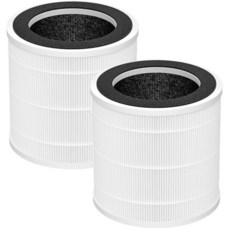 Purivortex PX500 공기 청정기용 PX500 교체 필터 2팩 화이트, White