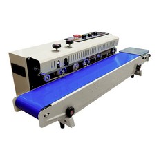 商用連續自動封口機 數位顯示繁體中文印字機 可印日期 封口長度不限 不挑袋 110V自動封袋機, 墨輪款