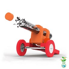 과학실험키트-NEW 발포정 각도조절 co2 대포 만들기-1인용-diy작용과 반작용실험키트 diy과학교구