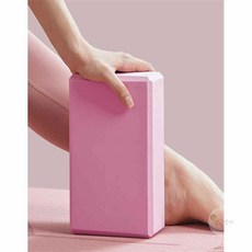 YGSA EVA 요가블록 2개입세트 핑크 스트레칭블럭