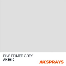 AK Sprays AK1010 Fine Primer Grey Spray, 1個