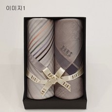 닥스 닥스 남성 선염 손수건 2매 세트 2종 택 1 닥스 DAKS 2028 406785