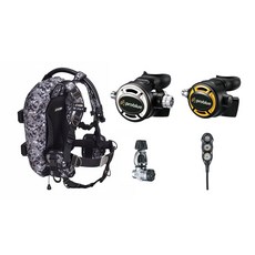 PROBLUE 頂級背囊 BCD 加調節器組 - 島嶼潛水, 套組二(20lb)